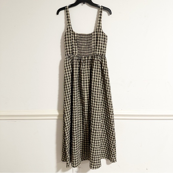 Princess Polly Cartmel Check Maxi Dress in Black and Cream Gingham Cotton - Picture 8 of 9